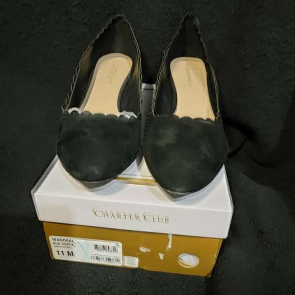 BRAND NEW INBOX CHARTER CLUB WANDAA WEDGE  Size 11 - Picture 2 of 2